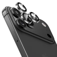 Benks Grūdintas stiklas Glass Warrior metalinis objektyvo apsauginis stiklas kamerai Iphone 17 Pro/17 Pro Max (lęšio 3 vnt.) juodas