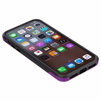 Zizo Star Diamond Hybrid Cover iPhone X (violetinis/juodas)