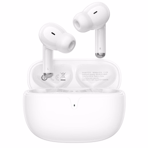Borofone TWS Bluetooth Ausinės FQ10 Džiaugsmingos baltos