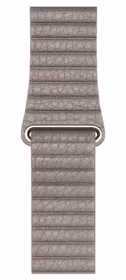 Originali Apple odinė Loop apyrankė 44/45/46MM MQVN2ZM/A SIZE M SMOKE GREY originali plomba
