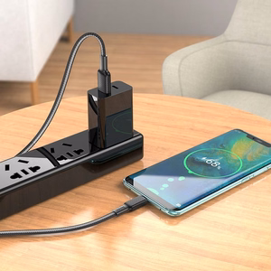 Kabelis USB A į USB C Hoco 3A 1 m X69 juodas baltas