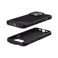 UAG Metropolis LT Magnetinis dėklas telefonui iPhone 15 Pro - juodas kevlaras