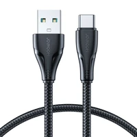 Joyroom Surpass Series A11 USB-A / USB-C 3A kabelis 0.25 m - juodas