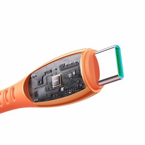 Joyroom S-A59 Vibrant Series 60W USB-C - USB-C Laidas 1.2m - oranžinis