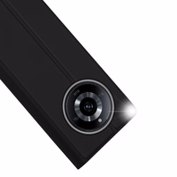 Dux Ducis Skin Pro dėklas Realme 11 Flip kortelių dėklas su stovu - juodas