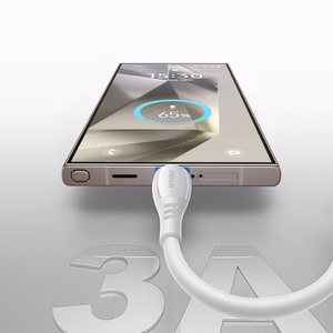 Joyroom S-A59 Vibrant Series 3A USB-A - USB-C laidas 1.2m - baltas