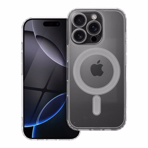 Apsauginis dėklas telefonui magnetinis su MagSafe, skirtas IPHONE 16 PRO, skaidrus