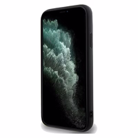 Guess Disco Metalinis užrašas dėklas telefonui iPhone 11 / Xr - juodas