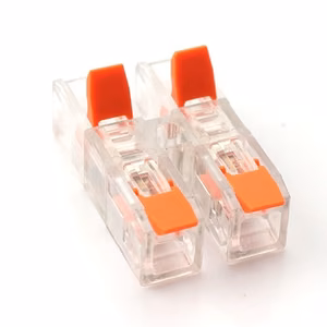 Splicing Connector, Inline with Lever, 2-2, 0.2–4.0mm², 32A, 450V, 20pcs