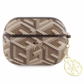 Guess GUAPPGCE4CW dėklas AirPods Pro - rudas GCube Charm