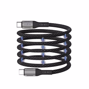 Maxlife MXUC-11 магнитный Кабель USB-C - USB-C 1,0 м 100W чёрный нейлон