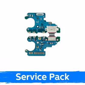 Įkrovimo jungtis suderinama su Samsung N970 Note 10 su lankstaus kabeliu / Plata (Service Pack)