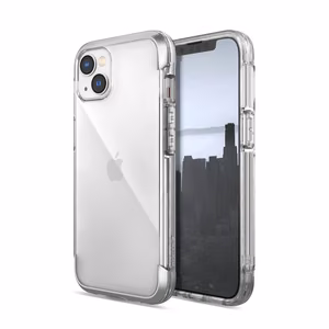 Raptic X-Doria Air Case iPhone 14 бронированная крышка серебряная