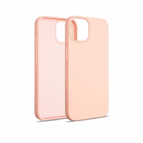 Beline Silikoninis dėklas iPhone 15 6.1" rožinis auksinis