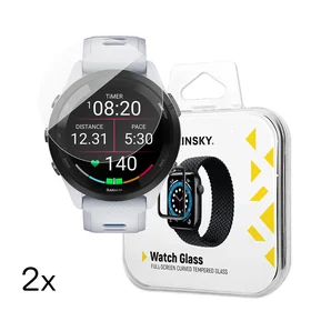 Wozinsky Pilno klijavimo grūdintas stiklas Garmin Forerunner 265S 46mm (2 vnt.)