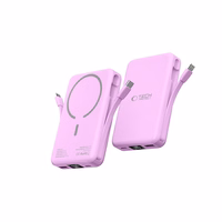 Tech-Protect PB31 MagSafe 10000mAh Išorinė baterija (f) - violetinė