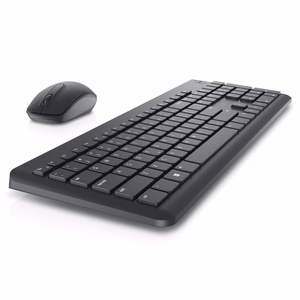 DELL KM3322W klaviatūra Pelė įskaityta Radijo dažnio belaidė JAV tarptautinė versija Juoda