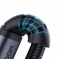 Audio adapteris Joyroom (SY-A08) 3,5mm į 3,5mm (p-p) 1,2m juodas