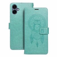 MEZZO knyginis dėklas telefonui SAMSUNG A06 sapnų gaudyklė žalia