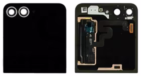 Ekranas Samsung F741 Z Flip6 5G su lietimui jautriu stikliuku išorinis (Outer) Silver Shadow originalus (used Grade B)