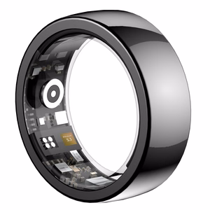 Riversong Trinity SR01 išmanusis žiedas, 7 dydis, vidinis skersmuo 17mm, juodas