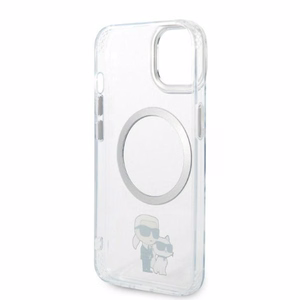Karl Lagerfeld KLHMP14MHNKCIT iPhone 14 Plus 6.7" kietas dėklas transparent