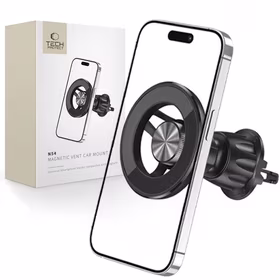 Tech-Protect N54 magnetinis telefono laikiklis automobiliui su MagSafe, tvirtinamas prie oro angos - juodas
