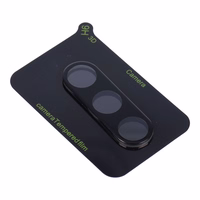 5D pilno klijavimo kameros apsauginis stiklas - Samsung Galaxy S24 juodas