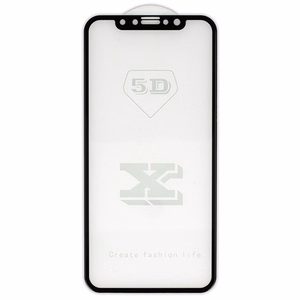 Grūdintas stiklas pilno klijavimo 5D IPHONE XR (6,1") juodas