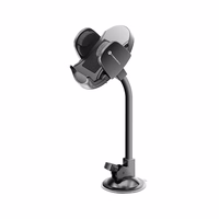 FORCELL F-GRIP Oval 17 cm automobilio laikiklis priekinio stiklo / prietaisų skydelio / oro angai juodas