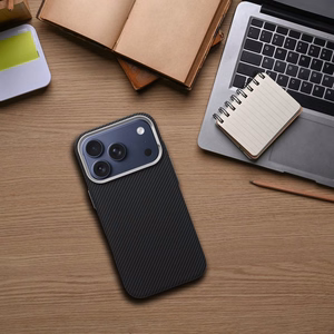 Su MagSafe suderinamas K-Look dėklas iPhone 12 / 12 PRO, juodas