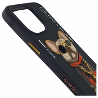 Nimmy Glasses Cool dėklas telefonui iPhone 15 Pro Max - juodas