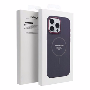 FRAME MAG COVER dėklas telefonui suderinamas su MagSafe IPHONE 17 violetinė