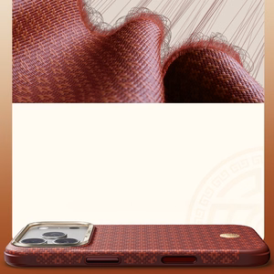 Benks ArmorGrid Edge X9 Air Navigator kevlaro dėklas (C.K.FL.AP.RD.X069) iPhone 18 Pro/17 Pro, raudonas (Sawy Red)
