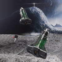 Dudao R78 78W automobilinis įkroviklis USB-C PD / 2xUSB-A QC - juodas