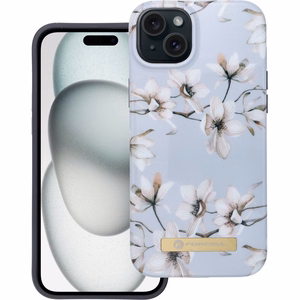 FORCELL F-PROTECT Mirage dėklas telefonui suderinamas su MagSafe IPHONE 15 Plus pavasario gėlės