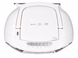 JVC RC-E451W CD grotuvas Nešiojamas kompaktinių diskų grotuvas Balta
