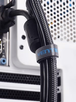 Vention KAABI kabelių tvirtinimo dirželis Pririšamasis kabelių tvirtinimo dirželis Nailonas Juoda 1 vnt