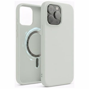 Dėklas "TM MagSafe Silicone" iPhone 16 / Akvamarin /