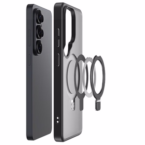 Dėklas Dux Ducis Yind Magnetic Stand Samsung S948 S26 Ultra juodas