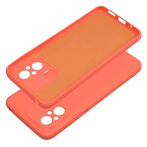 Silikoninis dėklas telefonui XIAOMI Redmi 12C persikinis