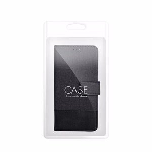 GOMMA knygos tipo dėklas telefonui Xiaomi Redmi Note 14 4G (GLOBAL - 164,84mm x 78,15mm x 8,16mm) juodas
