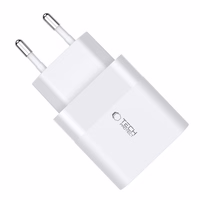 Tech-Protect C30W įkroviklis USB-C PD 30W / USB-A QC 3.0 - baltas