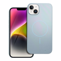 Blizgus magnetinis dėklas suderinamas su MagSafe, skirtas IPHONE 14 PLUS, mėtų spalvos