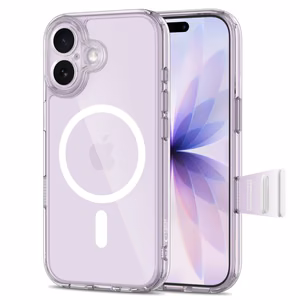 Tech-Protect Magpeak MagSafe CC dėklas iPhone 17 telefonui - skaidrus