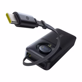 Išorinė baterija Baseus OS Free2Pull 10000mAh 30W + laidas (juoda)