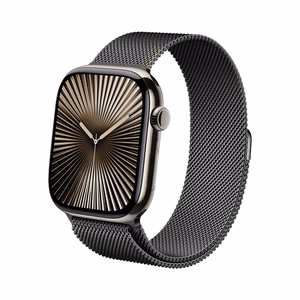 Crong Milano Steel nerūdijančiojo plieno dirželis, skirtas Apple Watch 38 / 40 / 41 / 42 mm, grafito spalvos