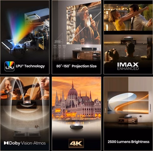 Hisense PT1 Ultra short throw projector UHD 4K (3840x2160) 3D Black