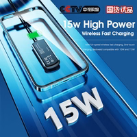 Bevielis įkroviklis Essager "Aurora" stovas / laikiklis juodas 15W (Magsafe Compatible)