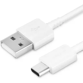 Samsung EP-DN930CWE USB-A – USB-C 3A kabelis 1.2m (didmeninė – pakaitinė pakuotė) – baltas